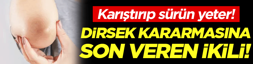 Bu ikiliyi karıştırıp sürün yeter: Dirsekteki kararmalara son son veriyor!