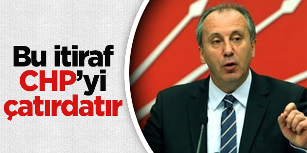 Bu itiraf CHP'yi çatırdatır