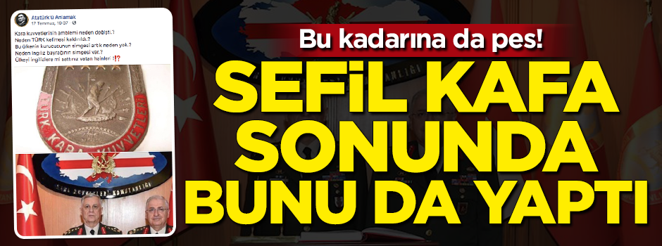 Bu kadarına da pes! Sefil kafa sonunda bunu da yaptı