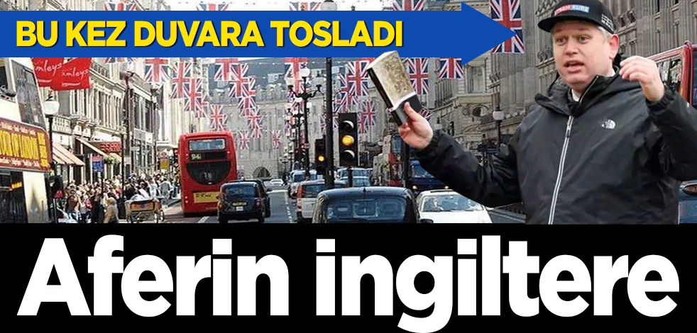 Bu kez duvara tosladı! Aferin İngiltere