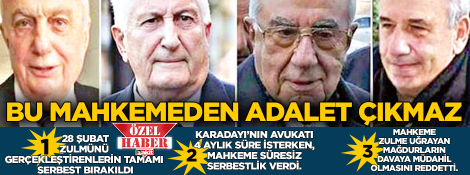 Bu mahkemeden adalet çıkmaz
