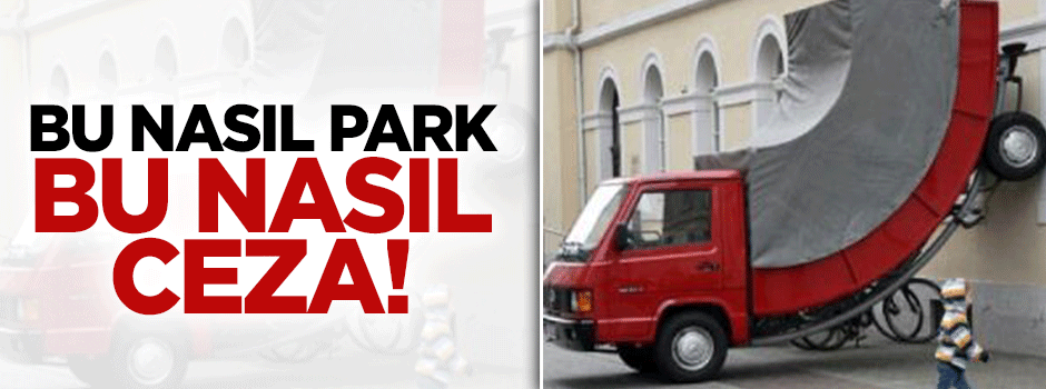 Bu nasıl park bu nasıl ceza!