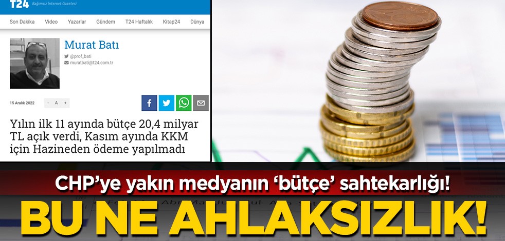Bu ne ahlaksızlık! CHP'ye yakın medyanın "bütçe" sahtekarlığı