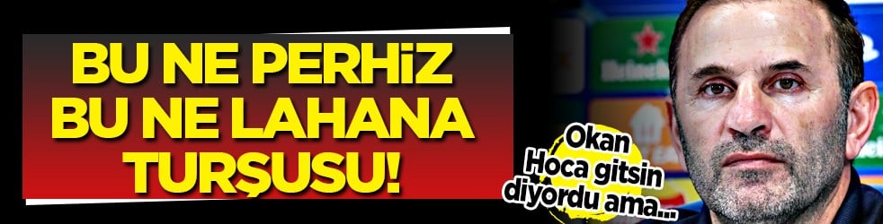 Bu ne perhiz bu ne lahana turşusu... Okan Buruk gitsin dedi, Galatasaray'ın en iyisi oldu