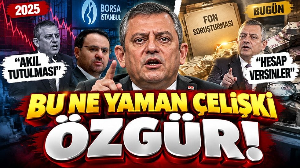Bu ne yaman çelişki Özgür! Dün başka bugün başka