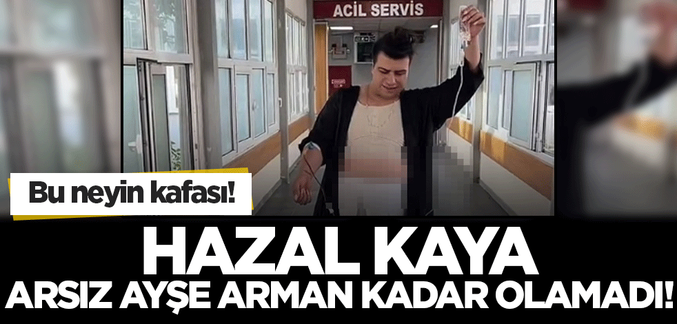 Bu neyin kafası! Hazal Kaya arsız Ayşe Arman kadar bile olmadı...