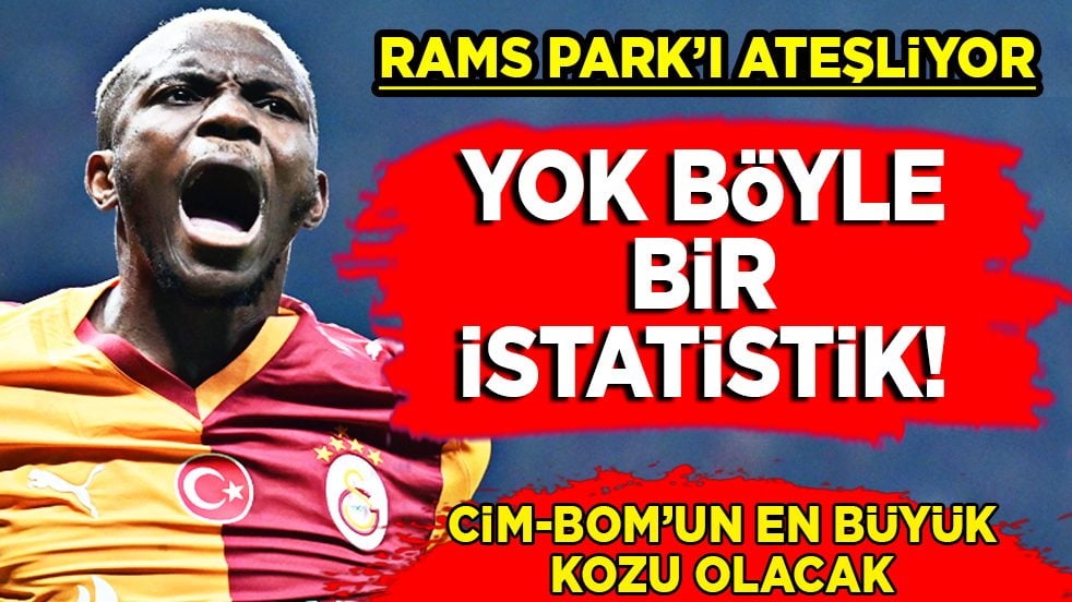 Bu rakamlar Galatasaraylıları coşturuyor: Ses getirecek istatistik: Osimhen Fenerbahçe'ye hiç kaybetmedi