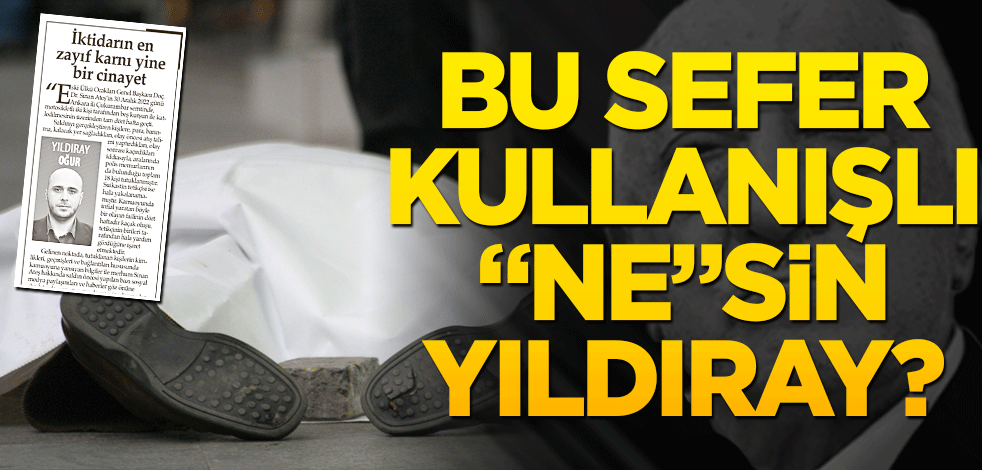 Bu sefer kullanışlı "Ne"sin Yıldıray?