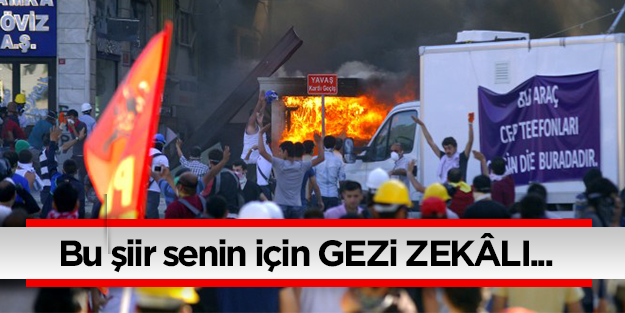 Bu şiir senin için Gezi Zekâlı...