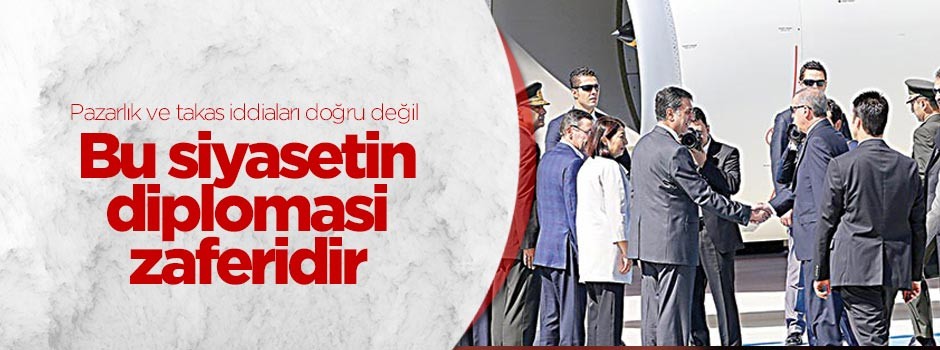 Bu siyasetin diplomasi zaferidir