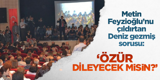 Bu soru Metin Feyzioğlu'nu çıldırttı!