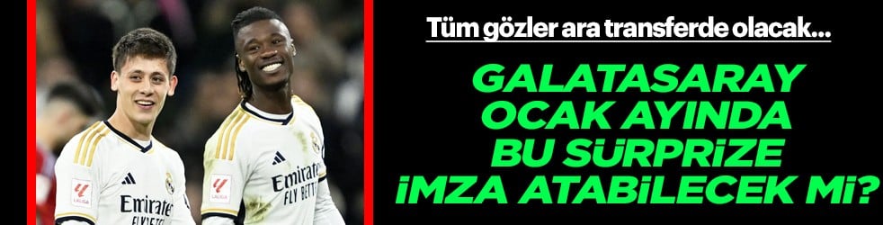Bu sürpriz olacak mı? Galatasaray'da Camavinga heyecanı! Ocak ayında harekete geçilecek