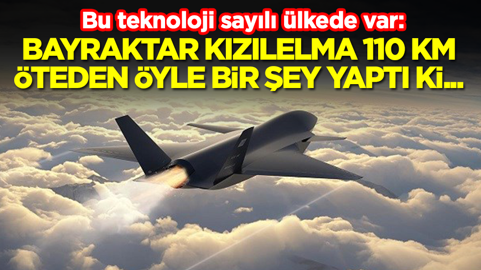 Bu teknoloji sayılı ülkede var: Bayraktar Kızılelma 110 km öteden öyle bir şey yaptı ki...