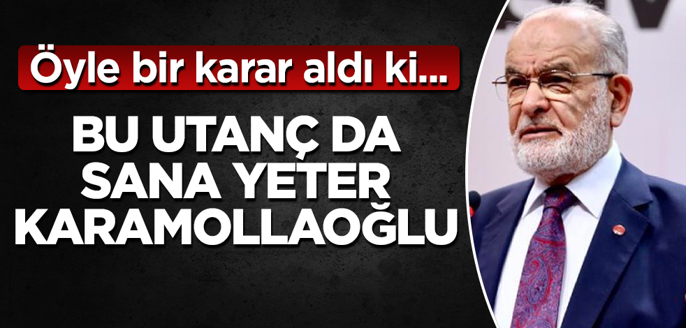 Bu utanç da sana yeter Temel Karamollaoğlu! Öyle bir karar aldı ki...