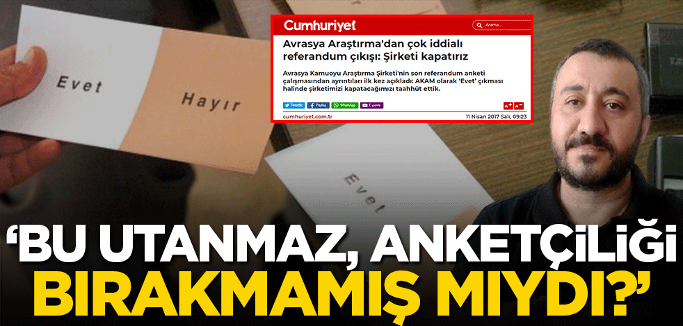 Bu utanmaz, anketçiliği bırakmamış mıydı? Sözde araştırması ile Cumhurbaşkanı Erdoğan'ın Diyarbakır ziyaretini hedef aldı