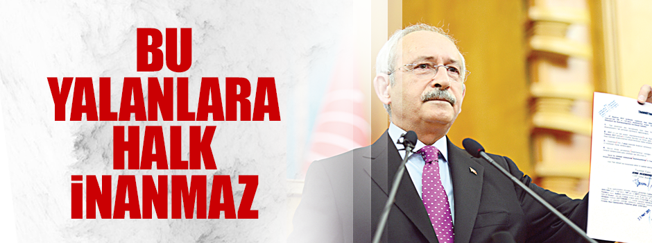 Bu yalanlara halk inanmaz