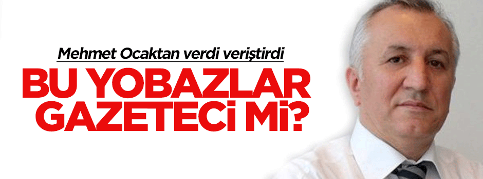 Bu yobazlar gazeteci mi?