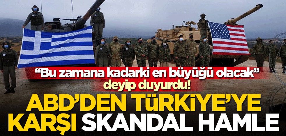 "Bu zamana kadarki en büyüğü olacak" deyip duyurdu! ABD'den Türkiye'ye karşı skandal hamle