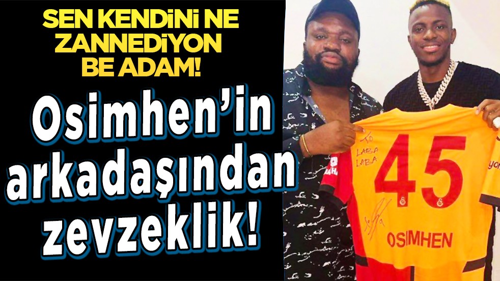 Buchi Laba'dan zevzeklik! Osimhen'in arkadaşından TFF'ye tepki: Kulüplerinizi koruyun!
