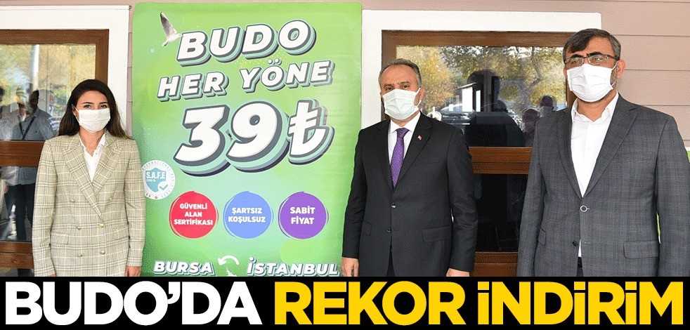 BUDO’da rekor indirim
