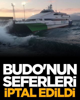 BUDO'nun seferleri iptal edildi