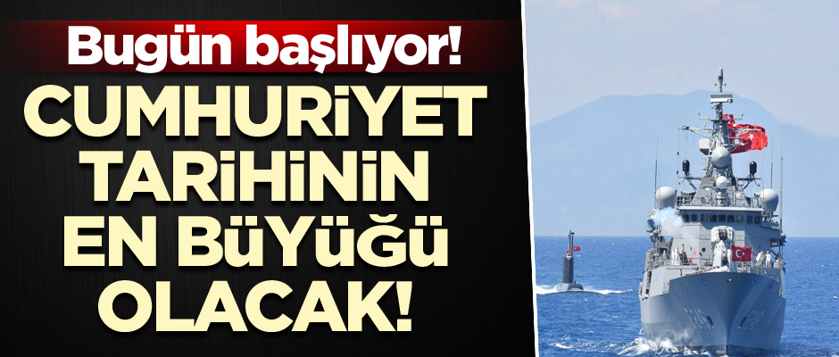 Bugün başlıyor! Cumhuriyet tarihinin en büyüğü olacak!