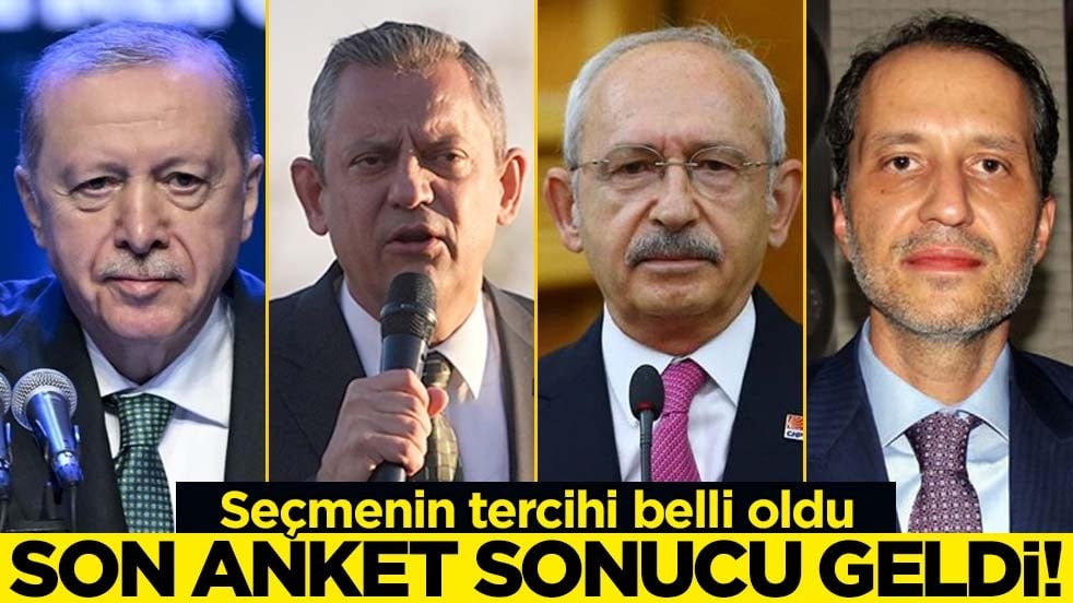 Bugün seçim olsa hangi partiye oy verirsiniz? Son anket sonucu geldi! 