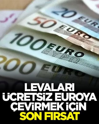 Bugün sona eriyor! Levaları ücretsiz euroya çevirmek için son fırsat