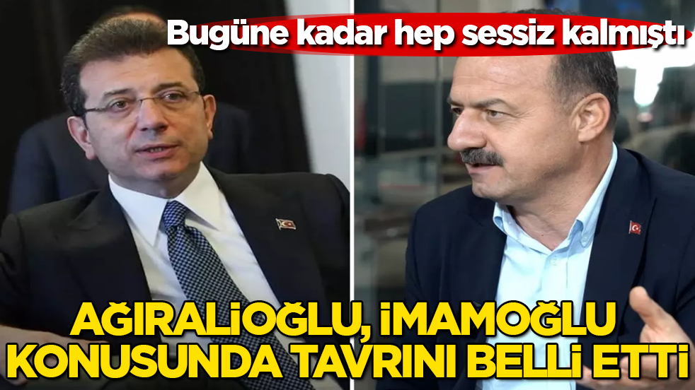 Bugüne kadar hep sessiz kalmıştı! Yavuz Ağıralioğlu, İmamoğlu konusunda tavrını belli etti