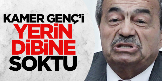 Bülent Arınç, Kamer Genç'i yerin dibine soktu
