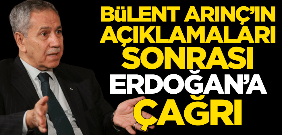 Bülent Arınç’ın açıklamaları sonrası Erdoğan’a Ahmet Zeki Üçok'tan dikkat çeken çağrı