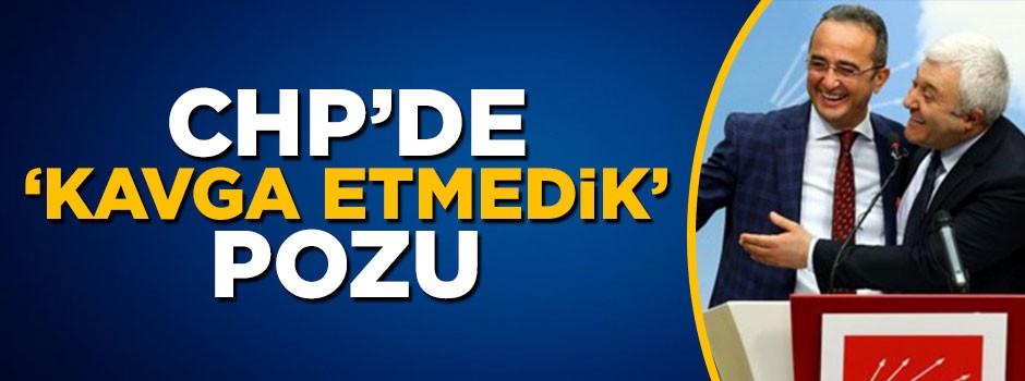 Bülent Tezcan ve Tuncay Özkan'dan 'Kavga etmedik' pozu