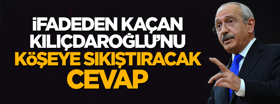 Bülent Turan'dan ifade vermekten kaçan Kılıçdaroğlu'na cevap