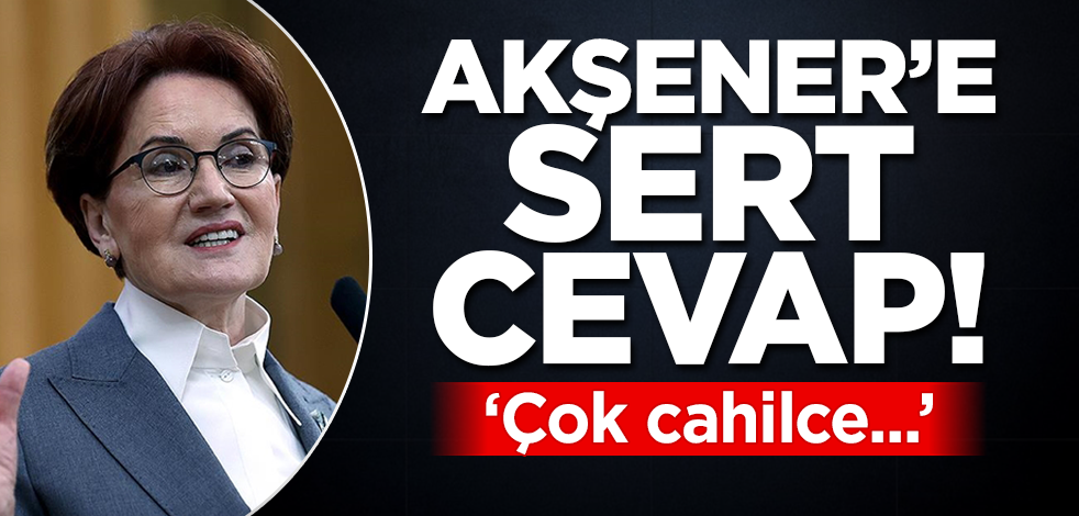 Bülent Turan'dan Meral Akşener'e sert cevap! "Çok cahilce"