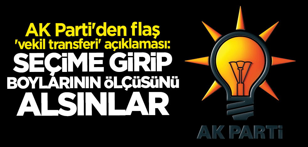 Bülent Turan’dan "vekil transferi" açıklaması