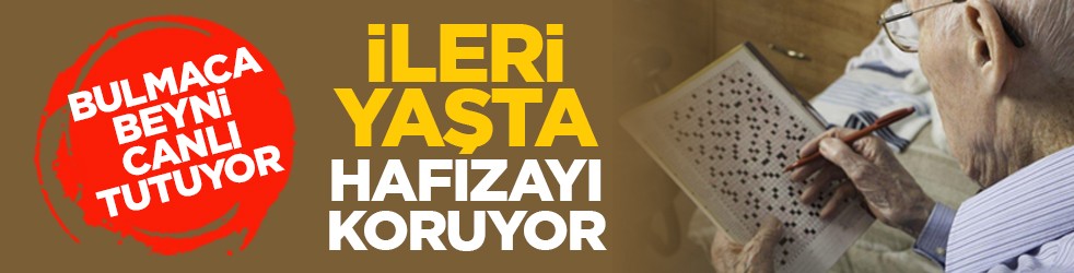 Bulmaca beyni canlı tutuyor: İleri yaşta hafızayı koruyor