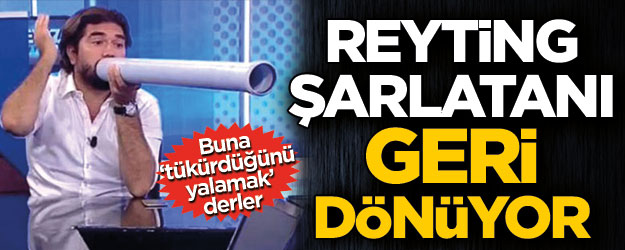 Buna tükürdüğünü yalamak derler! Rasim Ozan geri dönüyor