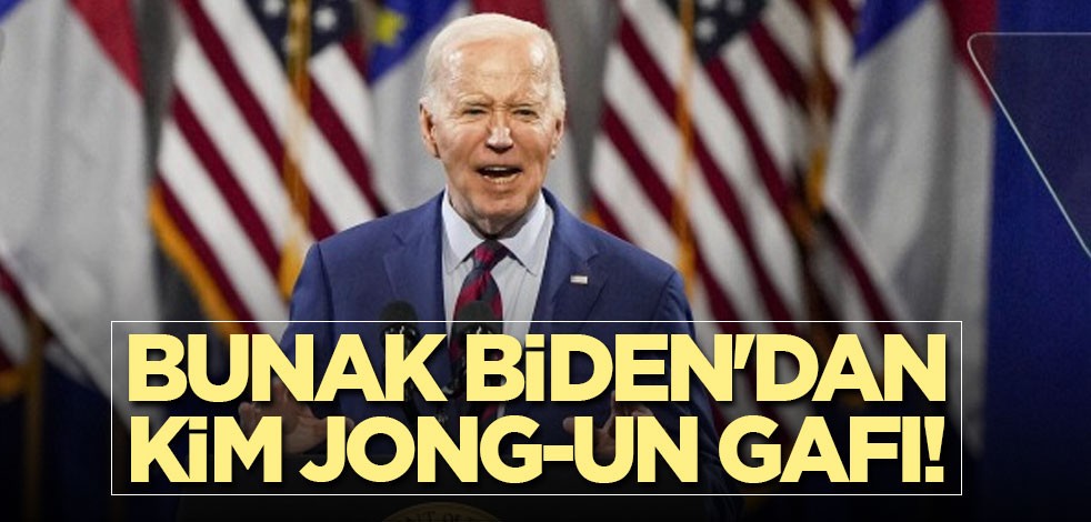 Bunak Biden'dan Kim Jong-un gafı!
