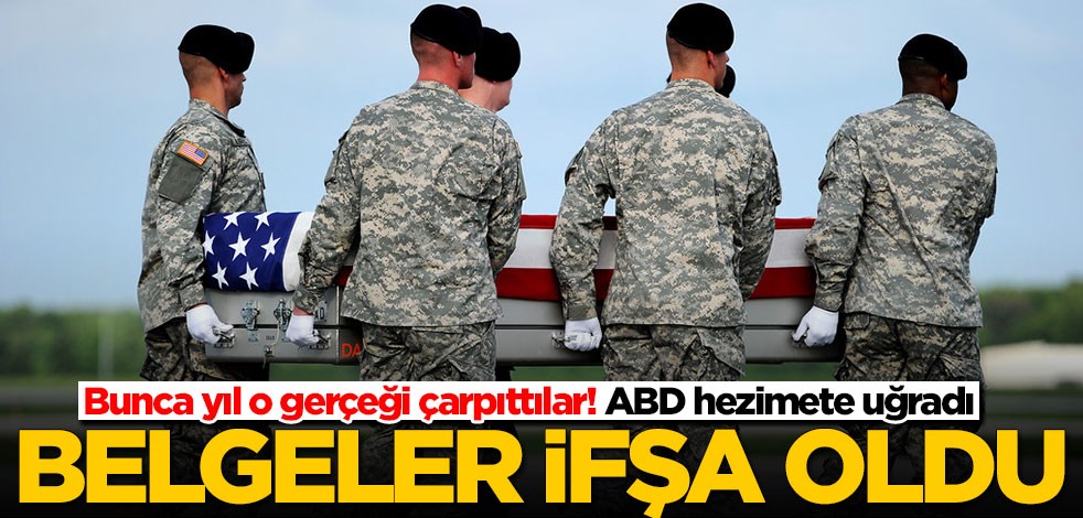 Bunca yıl o gerçeği çarpıttılar! ABD hezimete uğradı