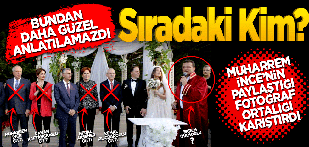 Bundan güzel anlatılamazdı! Sıradaki Kim? Muharrem İnce’nin paylaştığı fotoğraf ortalığı karıştırdı