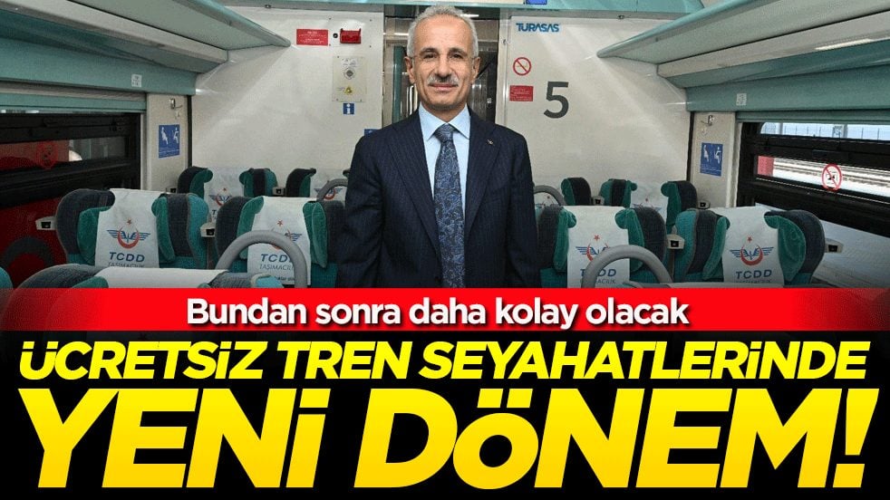 Bundan sonra daha kolay olacak: Ücretsiz tren seyahatlarında yeni dönem