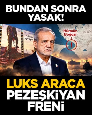 Bundan sonra yasak! Lüks araca Pezeşkiyan freni