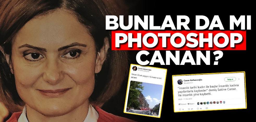 Bunlar da mı photoshop Canan?
