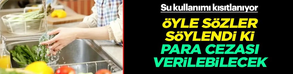 Bunu biliyor muydunuz? Avrupa'da su kullanımı kısıtlanıyor açıklaması geldi