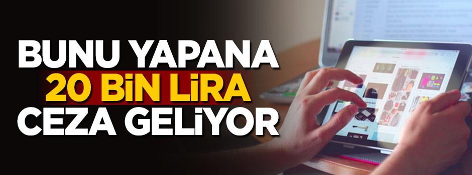 Gizli e-ticarete ceza geliyor