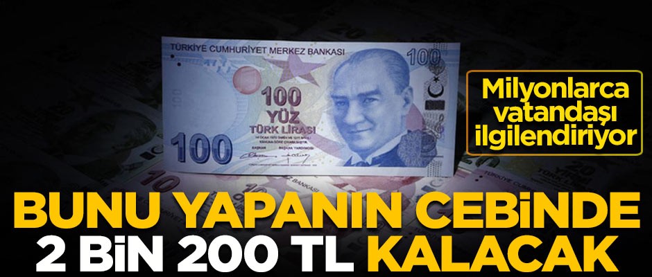 Elektrikte bunu yapanın cebinde 2 bin 200 TL kalacak!