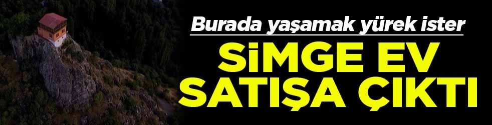 Burada yaşamak yürek ister Simge ev satışa çıktı
