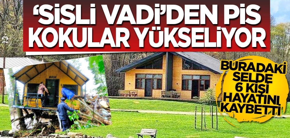 Buradaki selde 6 kişi hayatını kaybetti: Sisli Vadi'den pis kokular yükseliyor