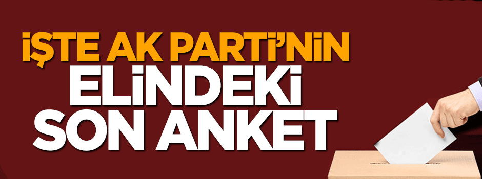 Burhan Kuzu AK Parti'nin elindeki başkanlık anketini açıkladı