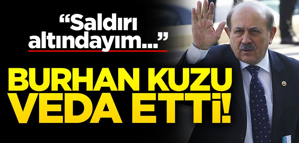 Burhan Kuzu Twitter hesabını kapattı